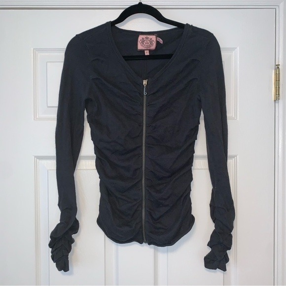 Juicy Couture Y2K Ruched Sweater - Picture 1 of 9
